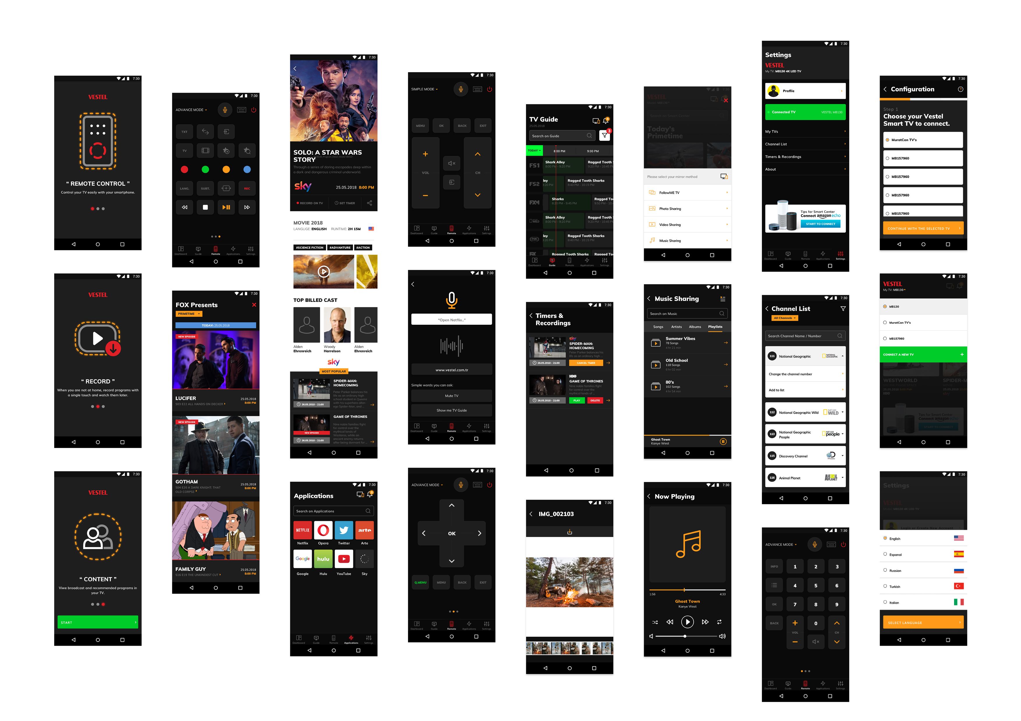 SmartCenter Mobile Application, Vestel Electronics Corp. | International Design Awards Winners