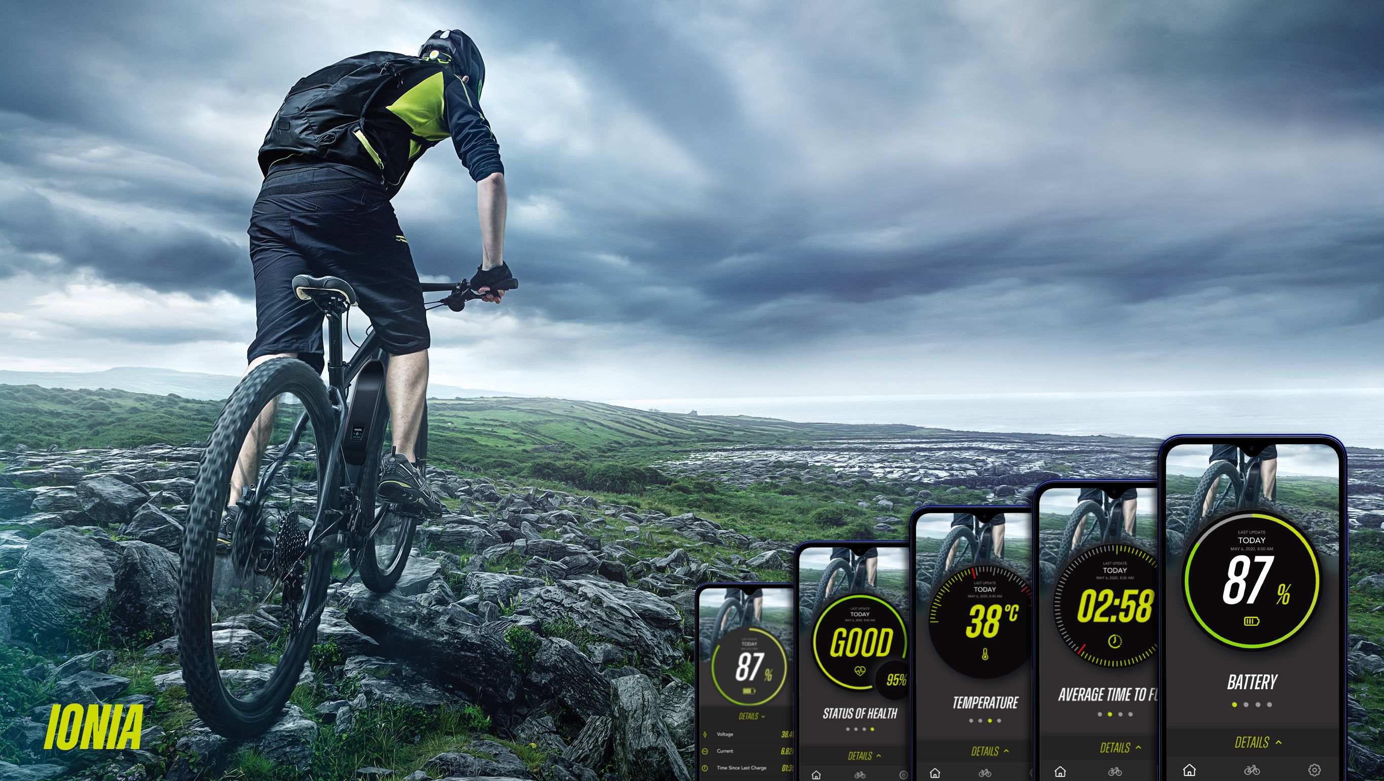 Ionia E-Bike Battery Mobile App, Vestel Electronics Corp. | International Design Awards Winners