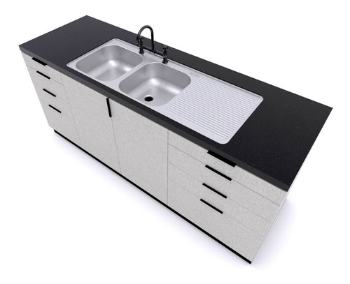 LAVAPLATOS SPLENDID SOBREPONER COMB DERECHO 1200 X 500 CM - 2