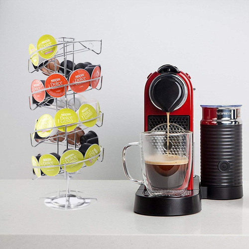 Ripley - PORTA CÁPSULAS DE CAFÉ PARA 40 UNIDADES CON BASE GIRATORIA