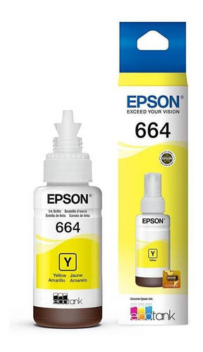 Ripley - TINTA EPSON T 664 ORIGINAL 70ML AMARILLO