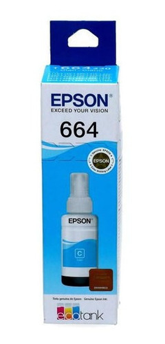 Ripley - CARTUCHO T664 CYAN P/L110-L200-L35 EPSON