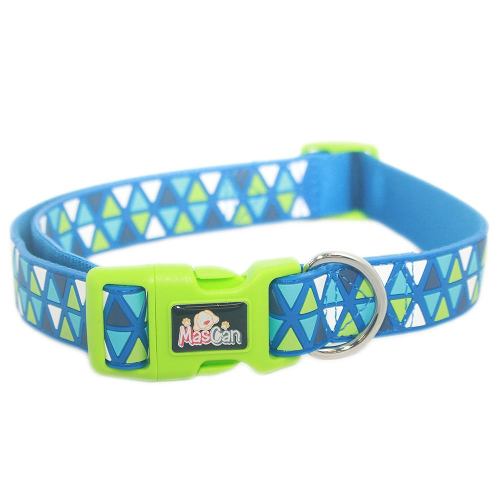 COLLAR TRIÁNGULO AZUL TALLA M PERRO MASCAN - 1