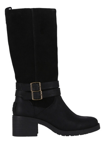 Ripley - BOTA BAMERS MUJER NORUEGA HIGH LEATHER BLACK
