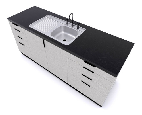 LAVAPLATOS SOBREPONER 800X500 COMBINACION IZQUIERDO SPLENDID - 2