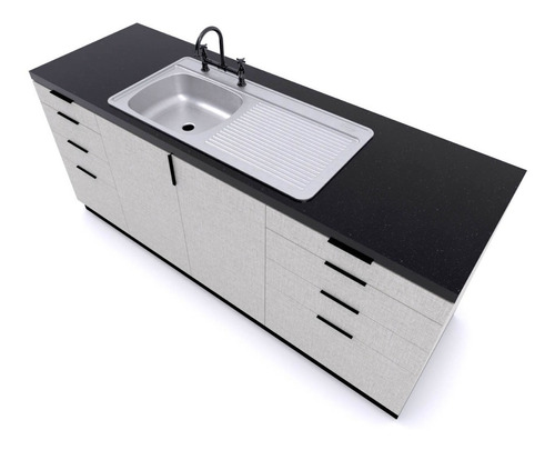 LAVAPLATOS SPLENDID SOBREPONER COMB DERECHO 1000 X 500 CM - 2