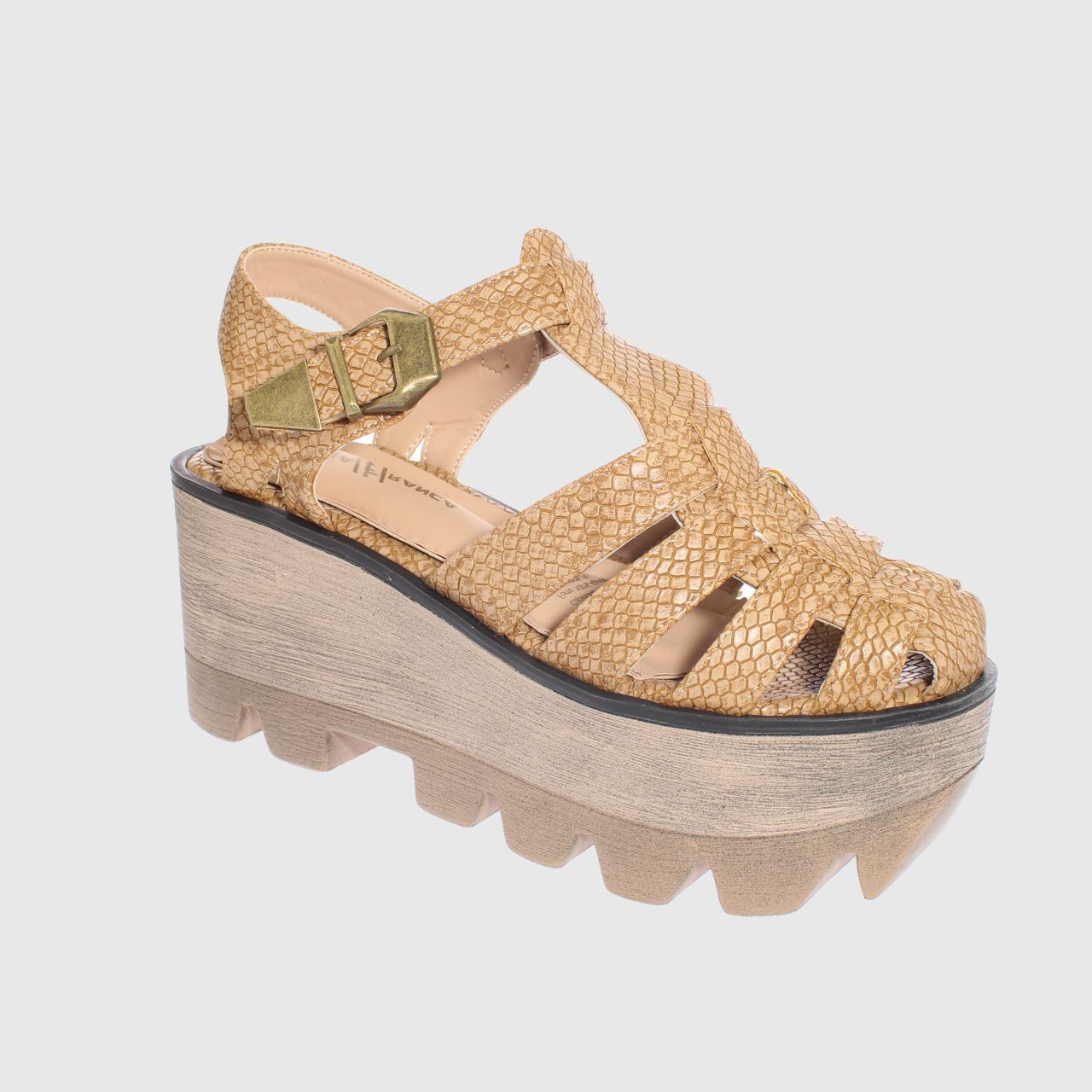 Ripley - SANDALIA PLATAFORMA BEIGE VÍA FRANCA ART. 5CP1602CBEIGE