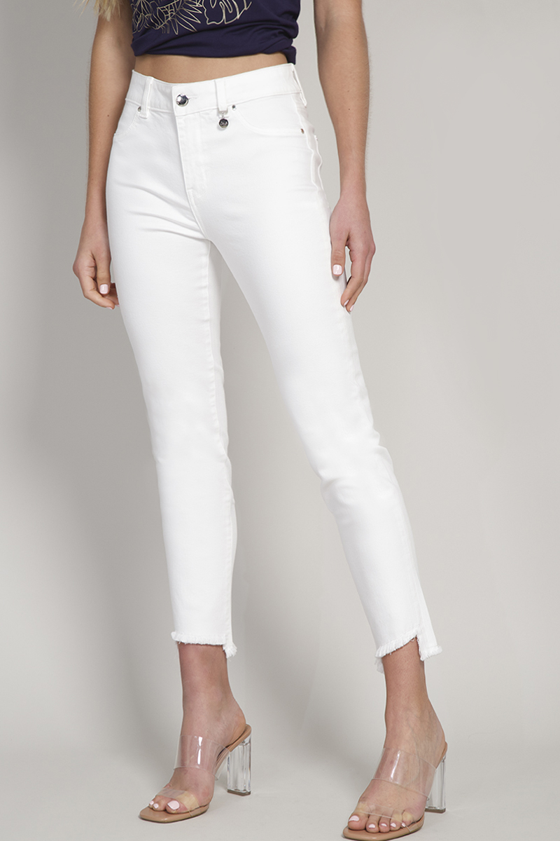 Ripley - PANTALON PITILLO DENIM COLOR BLANCO LIOLA