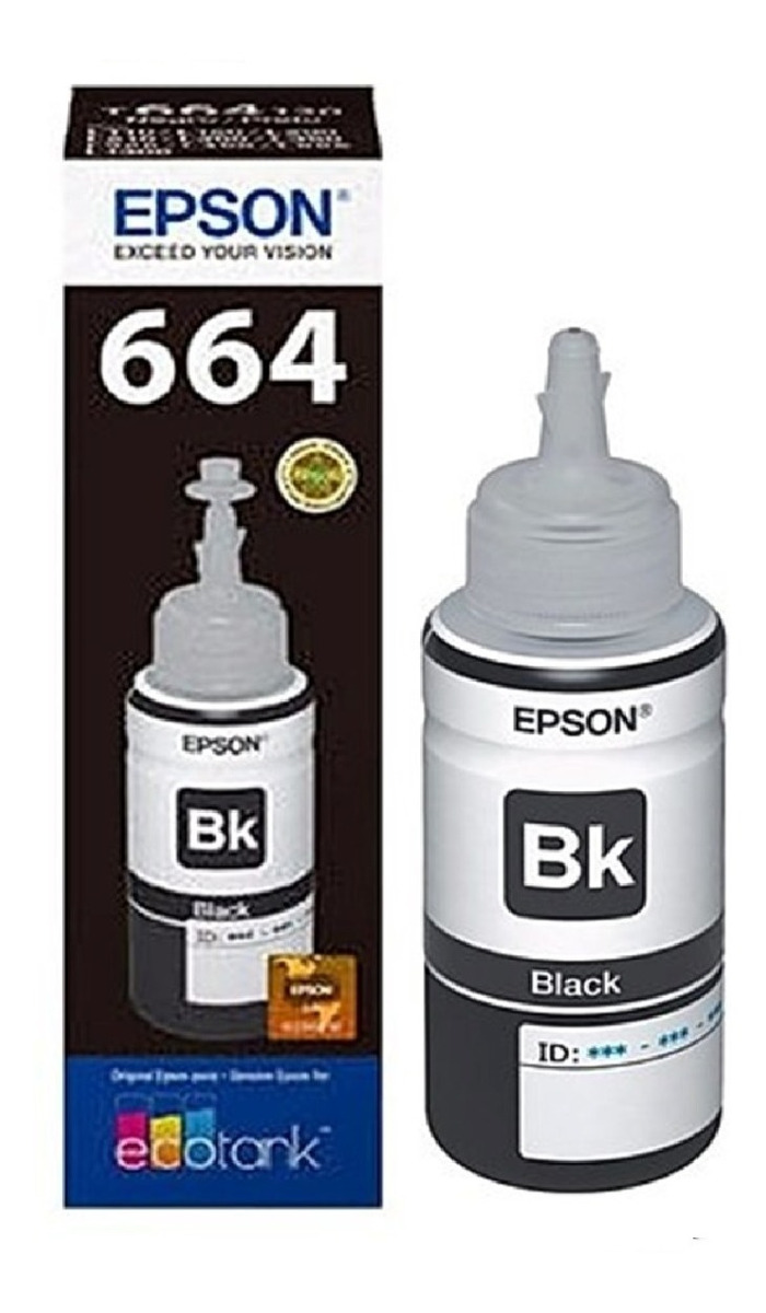 Ripley - TINTA EPSON T664 ORIGINAL 70 ML NEGRO