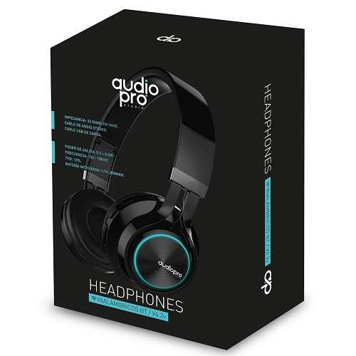 Ripley - AUDIFONOS BLUETOOTH AUDIOPRO AP02012BK NEGRO