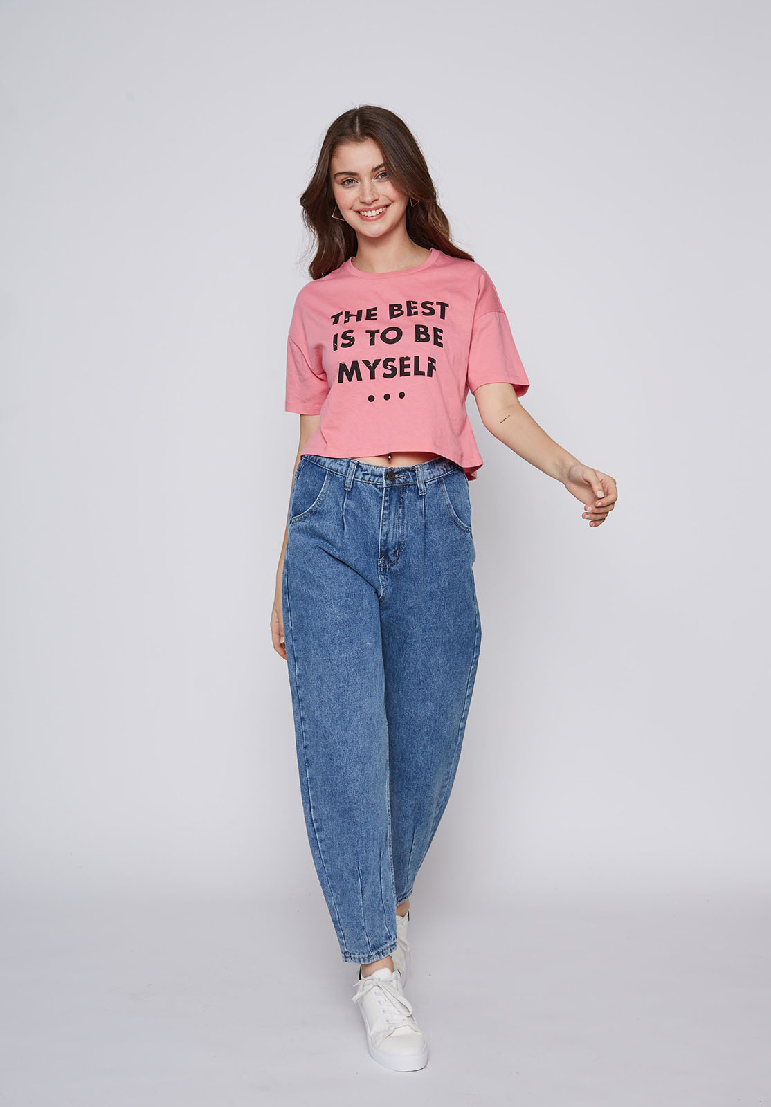 JEAN METAL JEANS PARA MUJER JOGGER ESTAMPADO BONEY