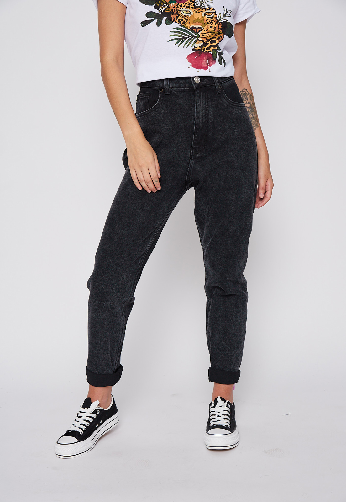 Cyber Days 2022 mom jeans negros | Ripley.cl
