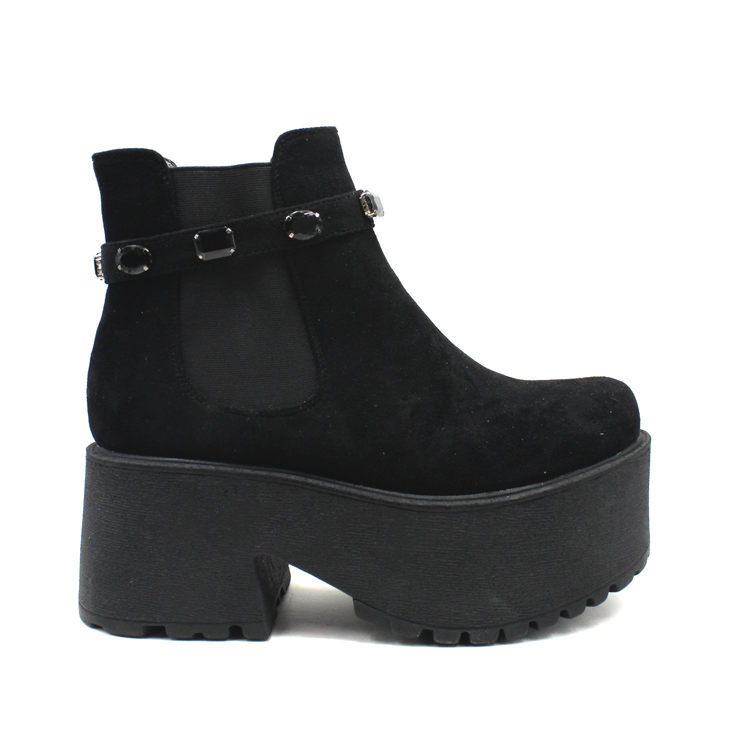 Ripley - BOTIN PLATAFORMA NEGRO C5540