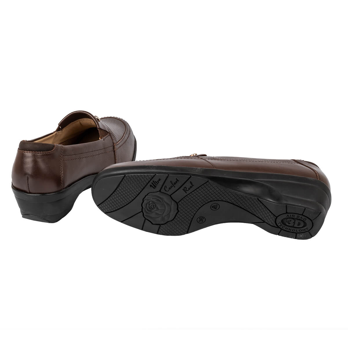 Ripley - MOCASINES VESTIR ROSSALYN ANDREA-1024 MARRÓN