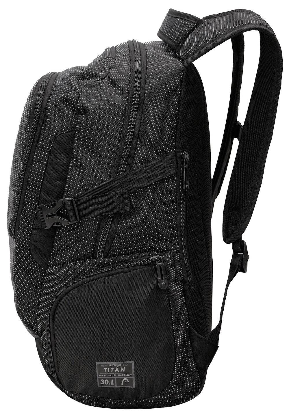 Ripley - MOCHILA PORTA LAPTOP TITAN NEGRO TWIN TONE HEAD