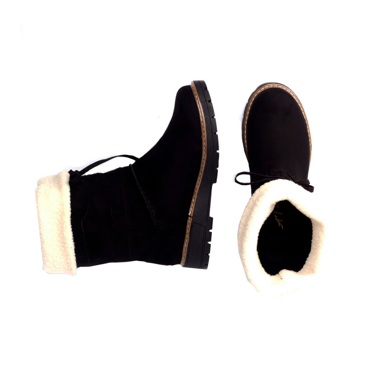 Ripley - BOTINES PLANO ANGIE TAN A-4 NEGRO