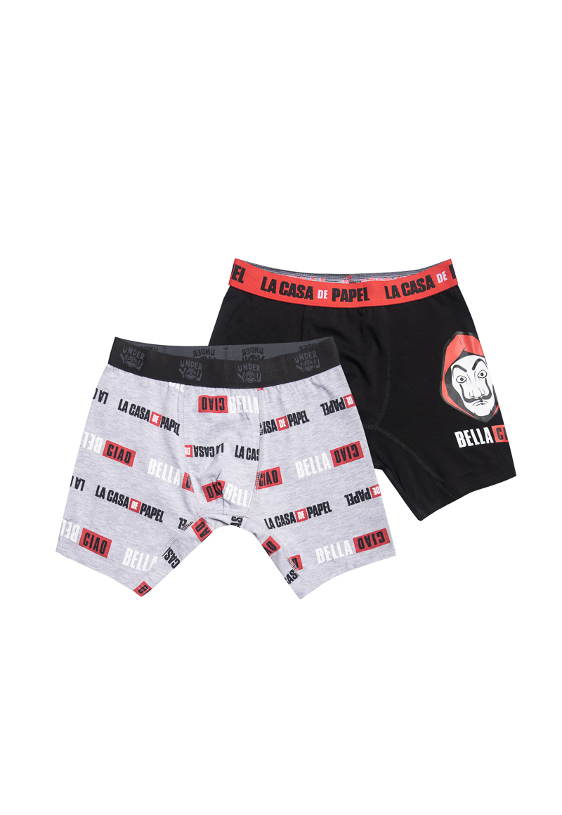 Ripley - BIPACK BOXER HOMBRE BELLA CIAO NEGRO LA CASA DE PAPEL