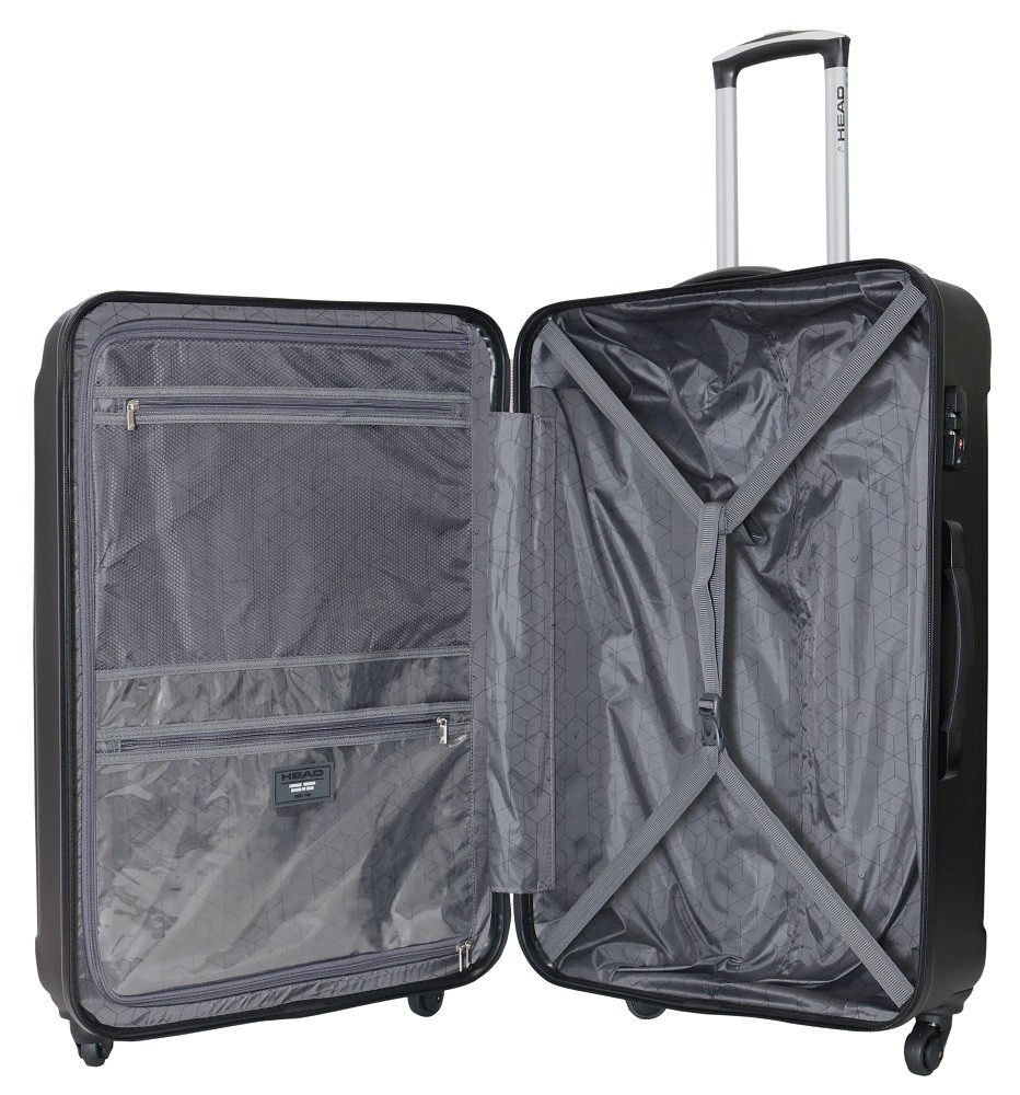 Ripley - MALETA TOLEDO L 4 RUEDAS TSA NEGRO HEAD