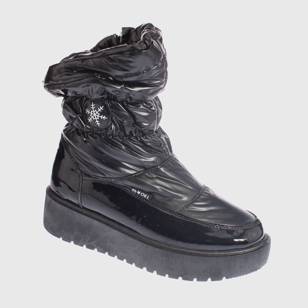 Ripley - BOTA NIEVE NEGRO VÍA FRANCA ART. 52104B30494HBLACK