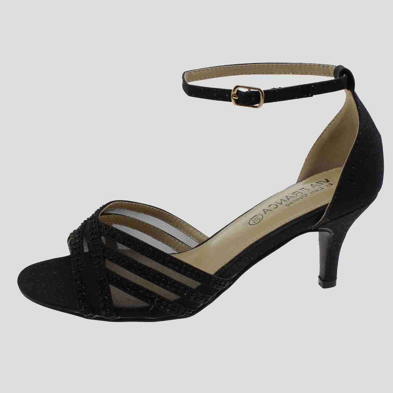 Ripley - SANDALIA FIESTA NEGRO VÍA FRANCA ART. 5G8239NEGRO
