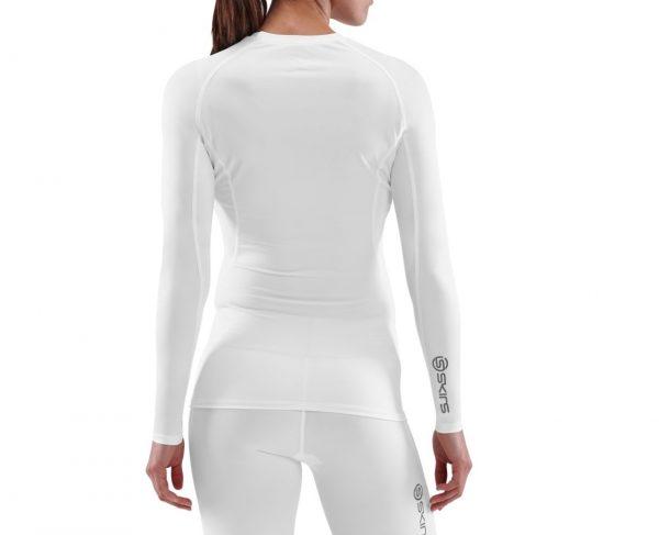 Ripley - POLERA MANGA LARGA DEPORTIVAS MUJER SKINS SERIES 1 WHITE
