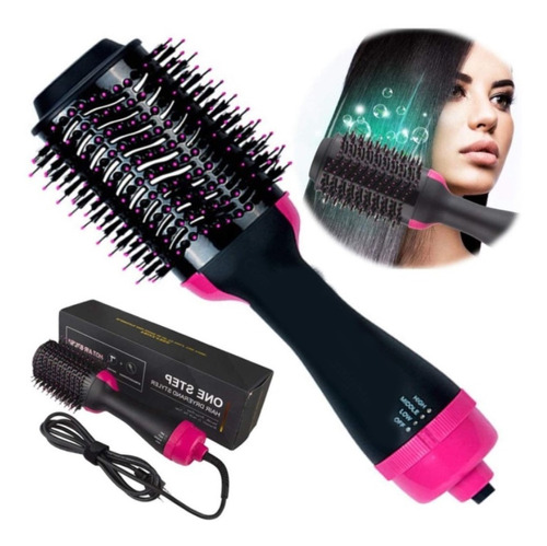 Ripley - CEPILLO ALISADOR ELÉCTRICO SECADOR ANTI FRIZZ CEPILLO 3 EN 1