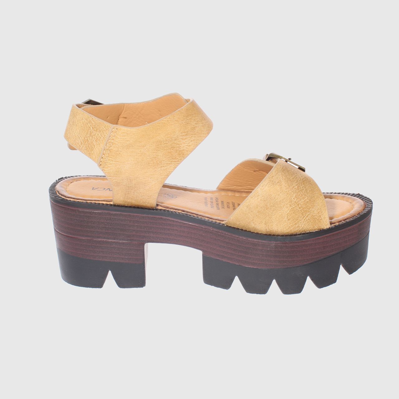 Ripley - SANDALIA PLATAFORMA TAUPE VÍA FRANCA ART. 5CP1612TAUPE