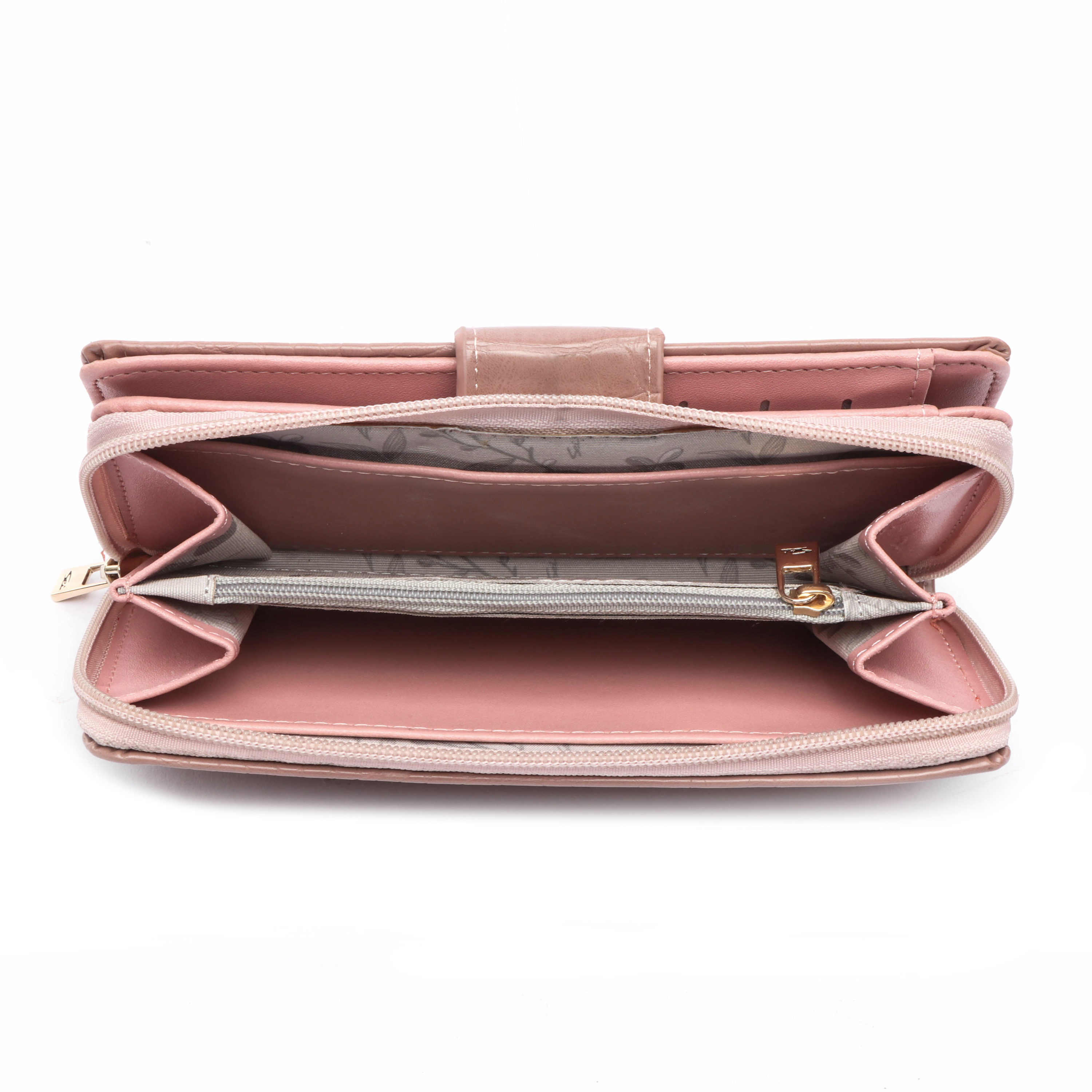 Ripley - BILLETERA ACORDEON CROCO LAZO ROSA 29245 SEI