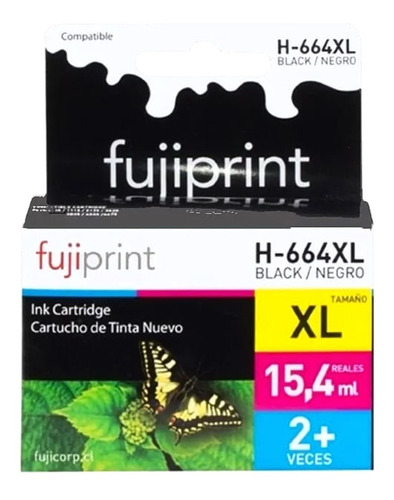 Ripley - TINTA HP 664 XL NEGRO 15,4 ML FUJIPRINT