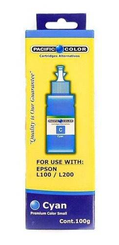 Ripley - TINTA COMPATIBLE EPSON T 664 CYAN 100ML PACIFIC COLOR