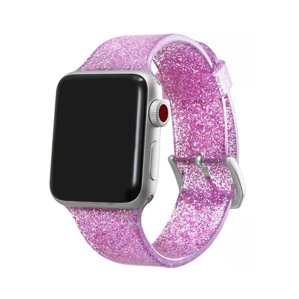 Ripley - CORREA COMPATIBLE CON APPLE WATCH SILICONA ROSA 38/40MM