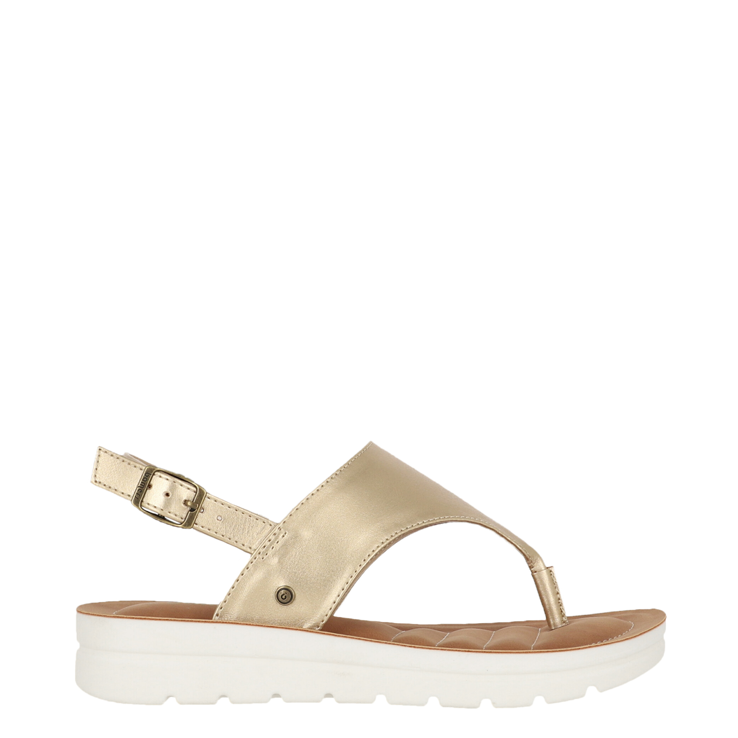 Ripley - SANDALIA BAMERS AMAPOLA MUJER DORADO