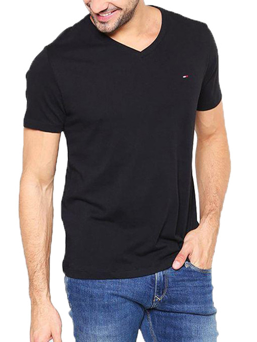 Polera basica negra | Ripley.cl