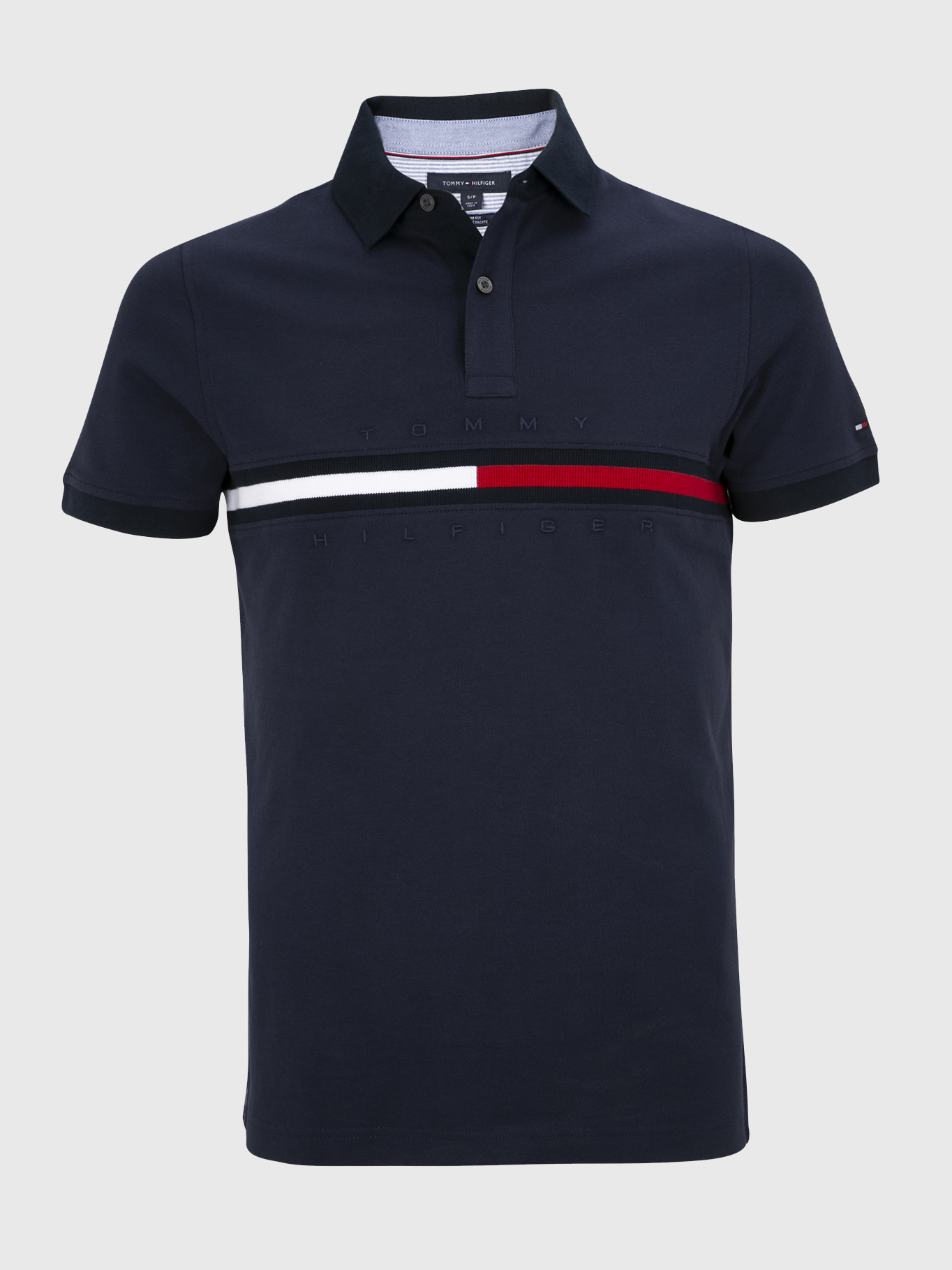 Polo tommy hilfiger hombre azul | Ripley.cl