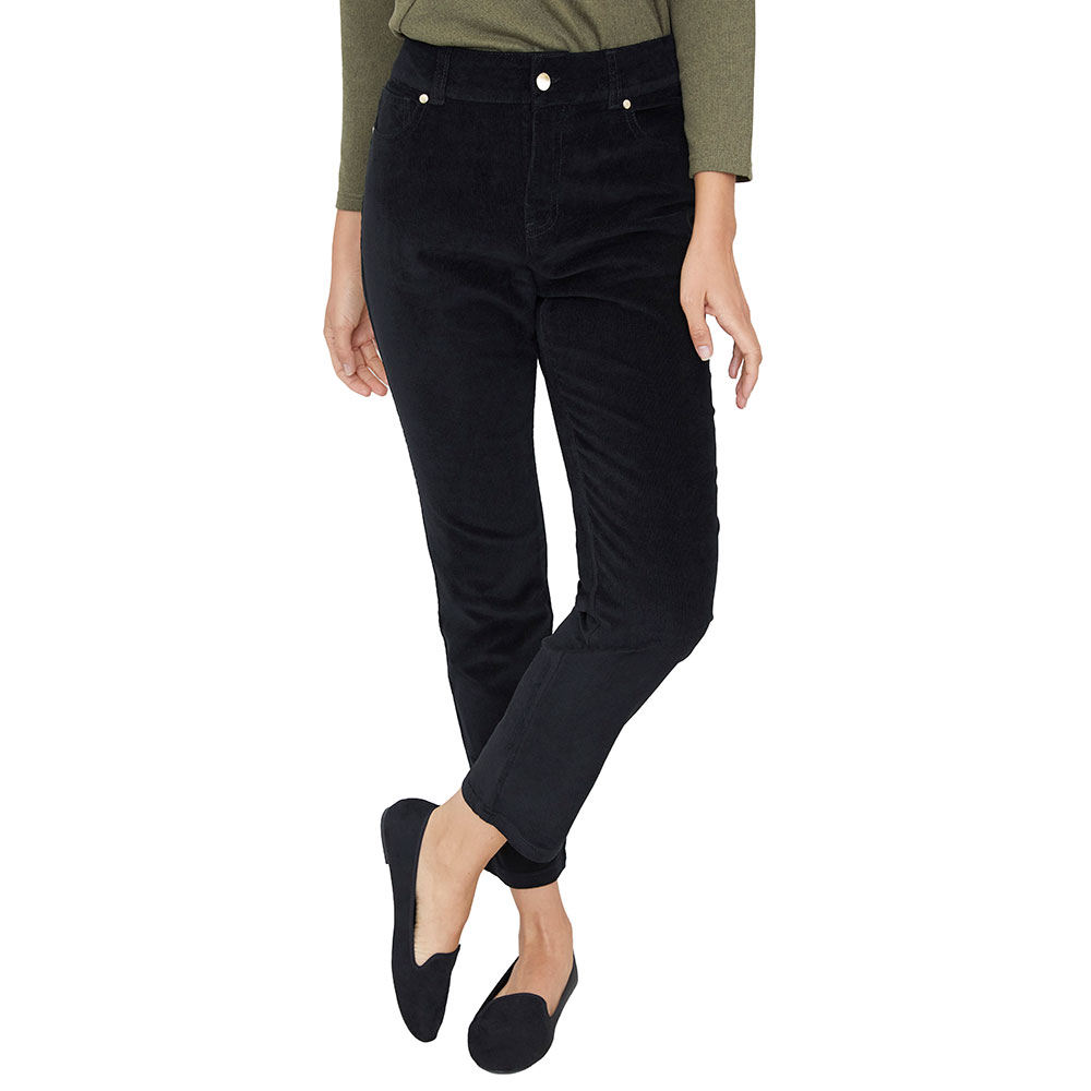 Ripley - PANTALÓN COTELÉ NEGRO - MUJER