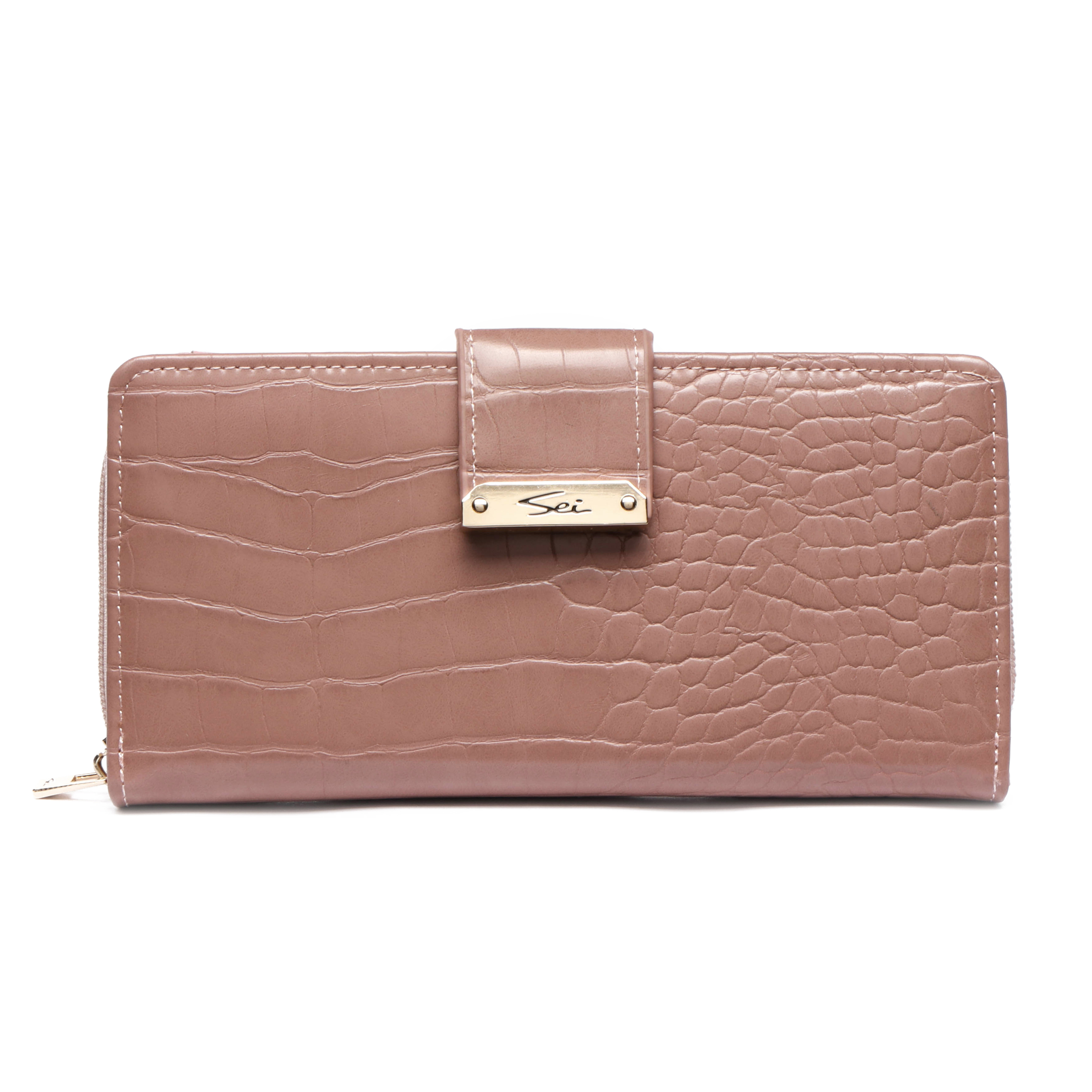 Ripley - BILLETERA ACORDEON CROCO LAZO ROSA 29245 SEI