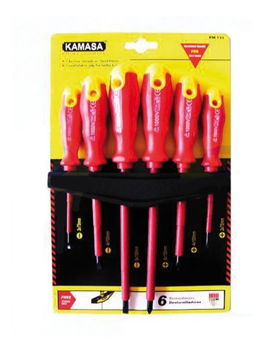 Ripley - SET DESTORNILLADORES DIELECTRICOS 6 PCS