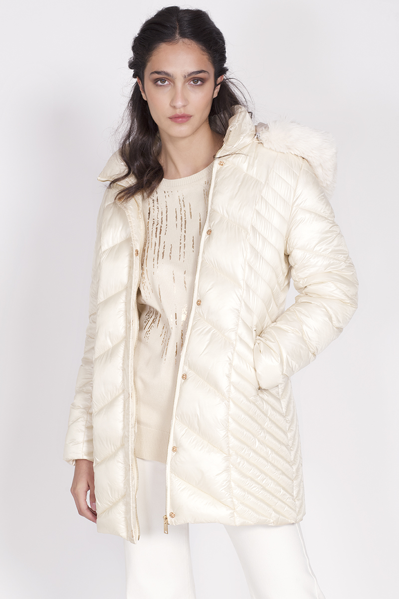 Parka mujer beige | Ripley.cl