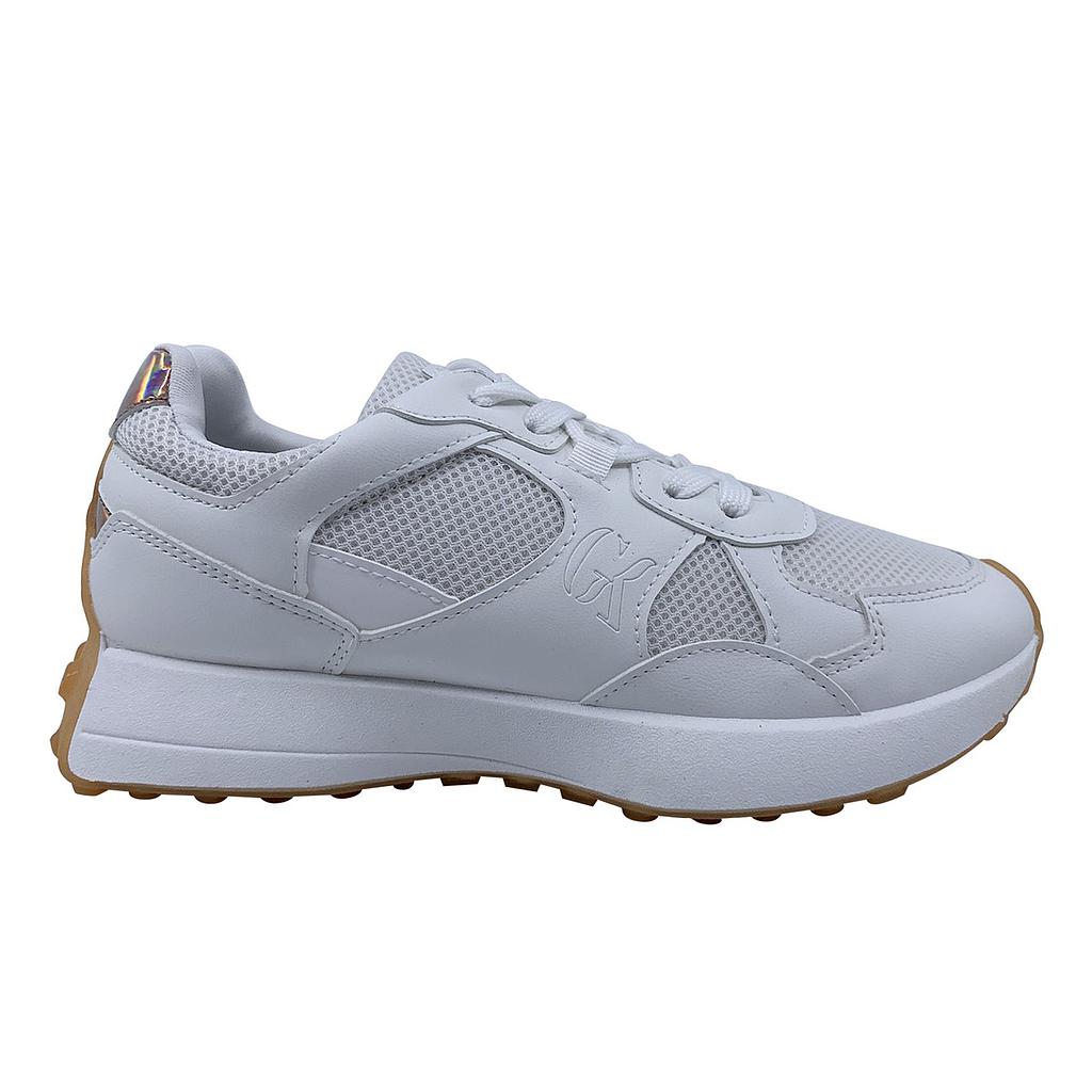 Ripley - ZAPATILLAS DE MUJER ATENEA GREEK 06 BLANCO-DORADO
