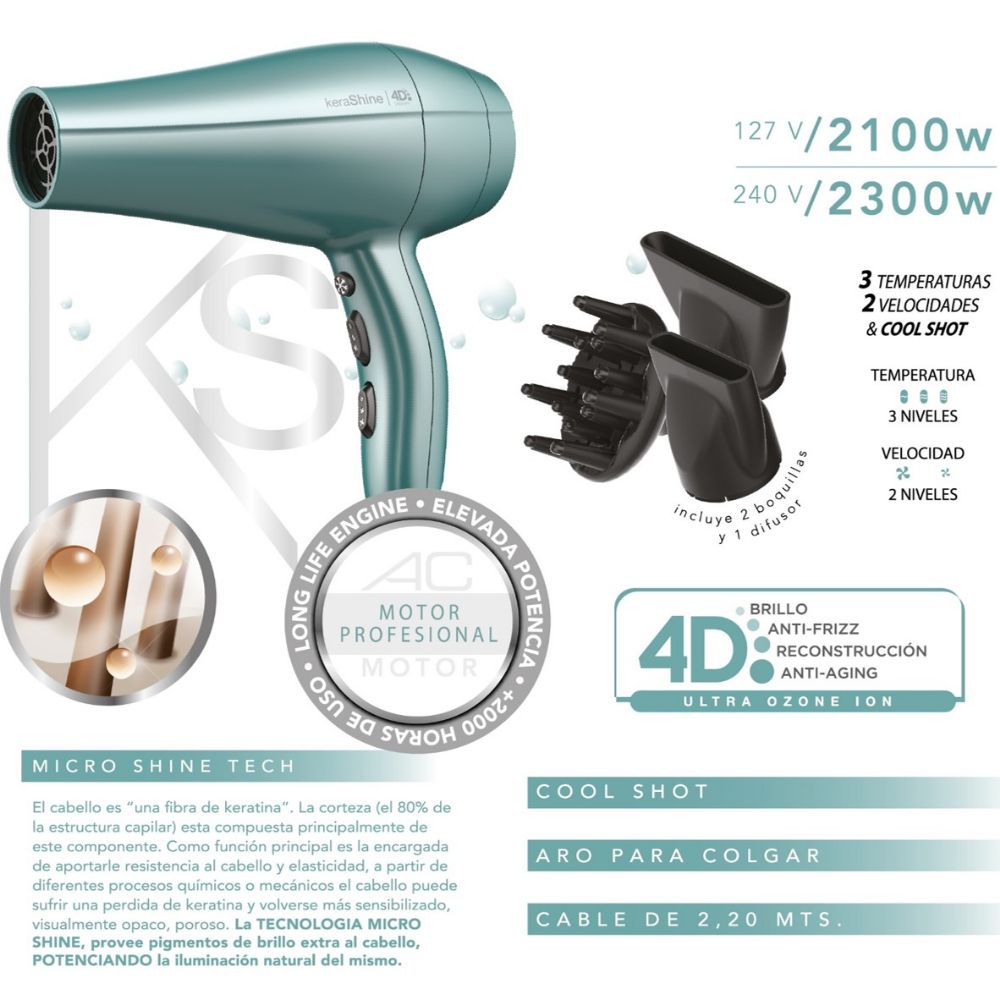 Ripley - SECADOR GAMA DIVA 4D KERASHINE