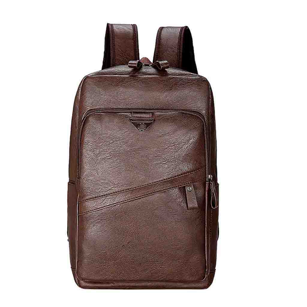 Ripley - MOCHILA JUVENIL CUERO NOTEBOOK DOBLE CIERRE