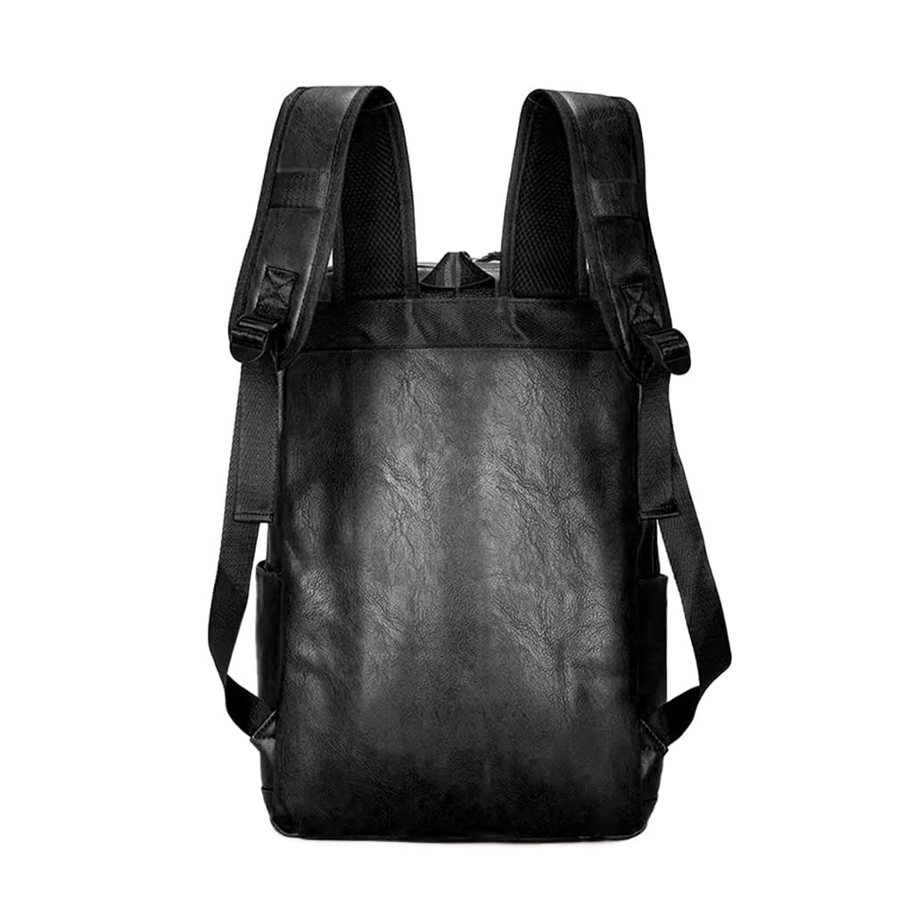 Ripley - MOCHILA CUERO SINTETICO NOTEBOOK DE CIERRE