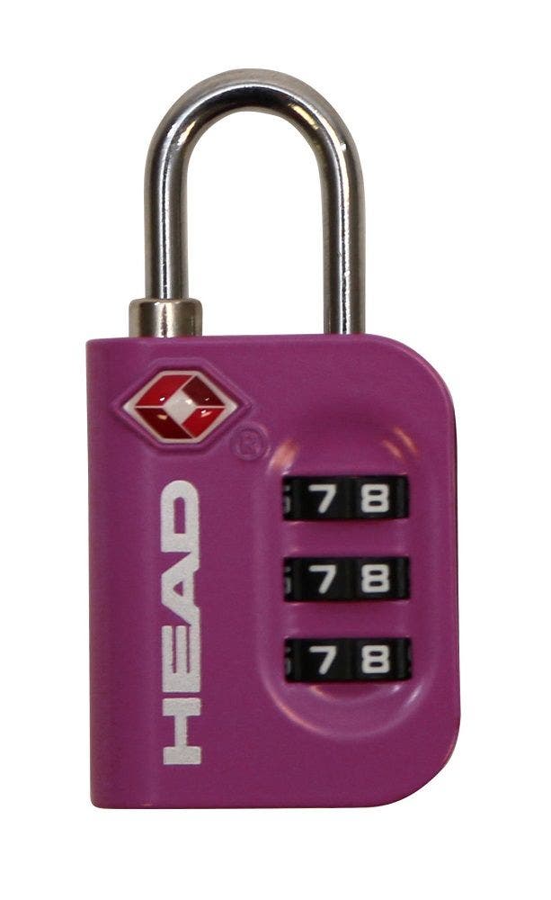 Ripley - CANDADO TSA CON CLAVE MORADO HEAD
