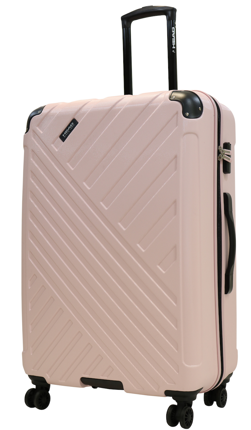 Ripley - MALETA DURA TOLEDO L 8 RUEDAS ROSADO HEAD