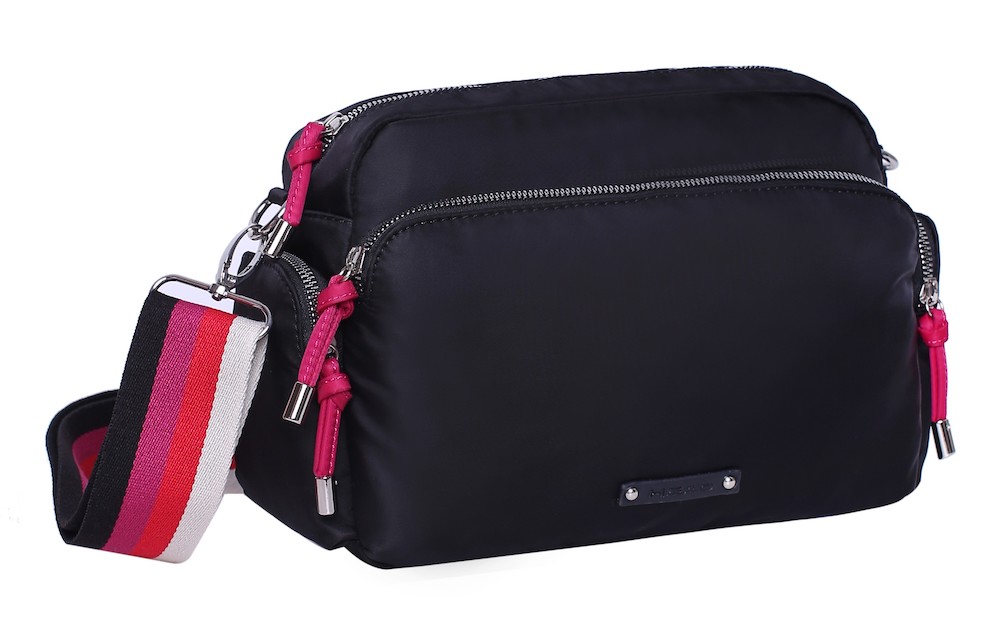 Ripley - CARTERA BOLSO DREAM NEGRO FUCSIA MUJER HEAD