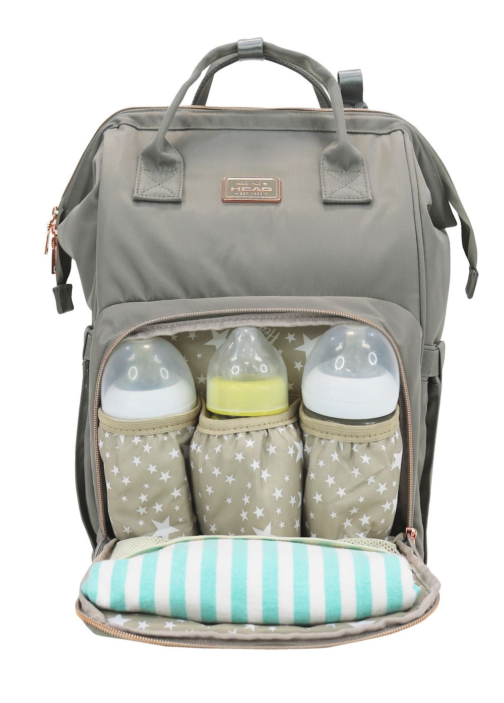Ripley - MOCHILA BOLSO MATERNAL BUMPY NEW GRIS HEAD