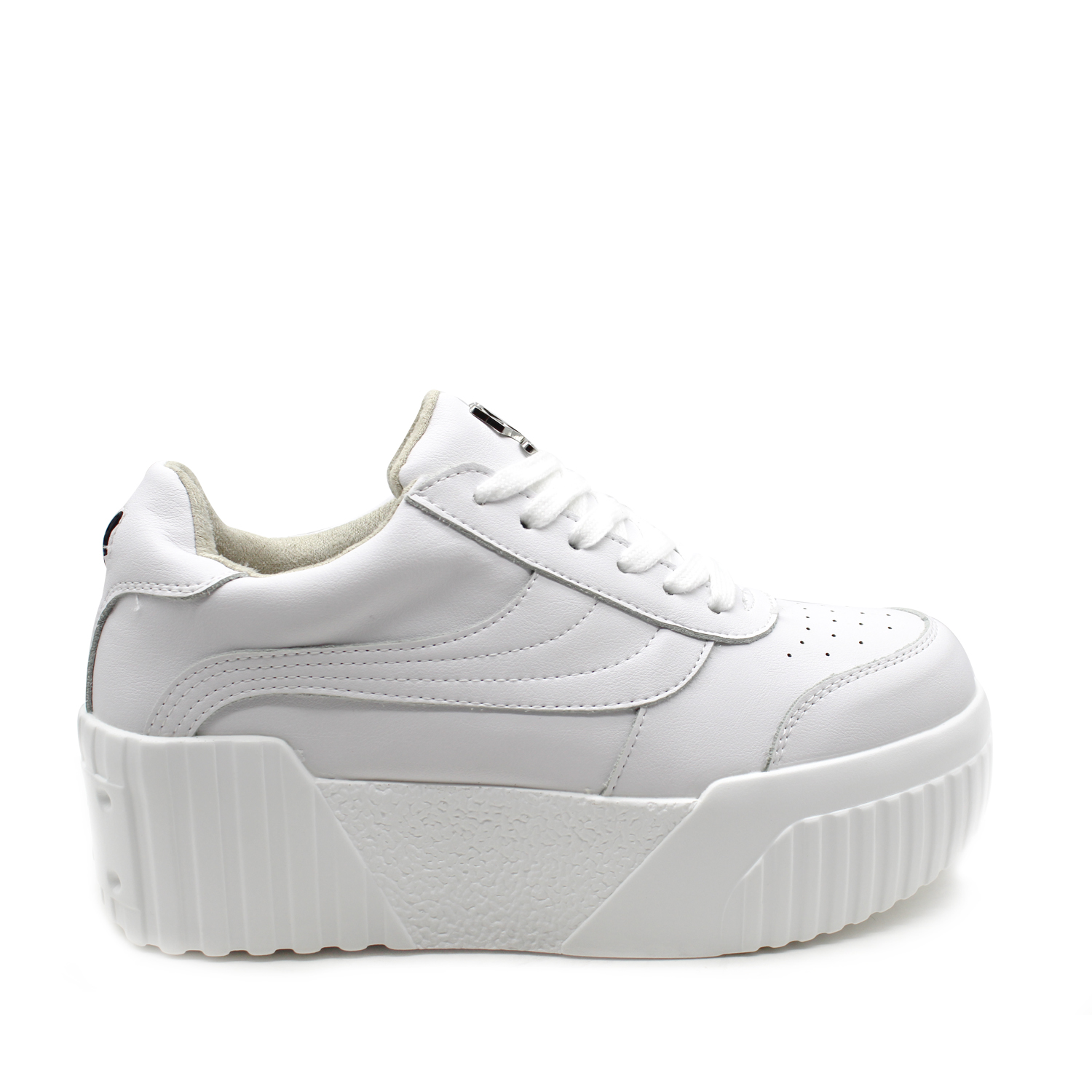 Ripley - ZAPATILLA BLANCA CUERO 13142