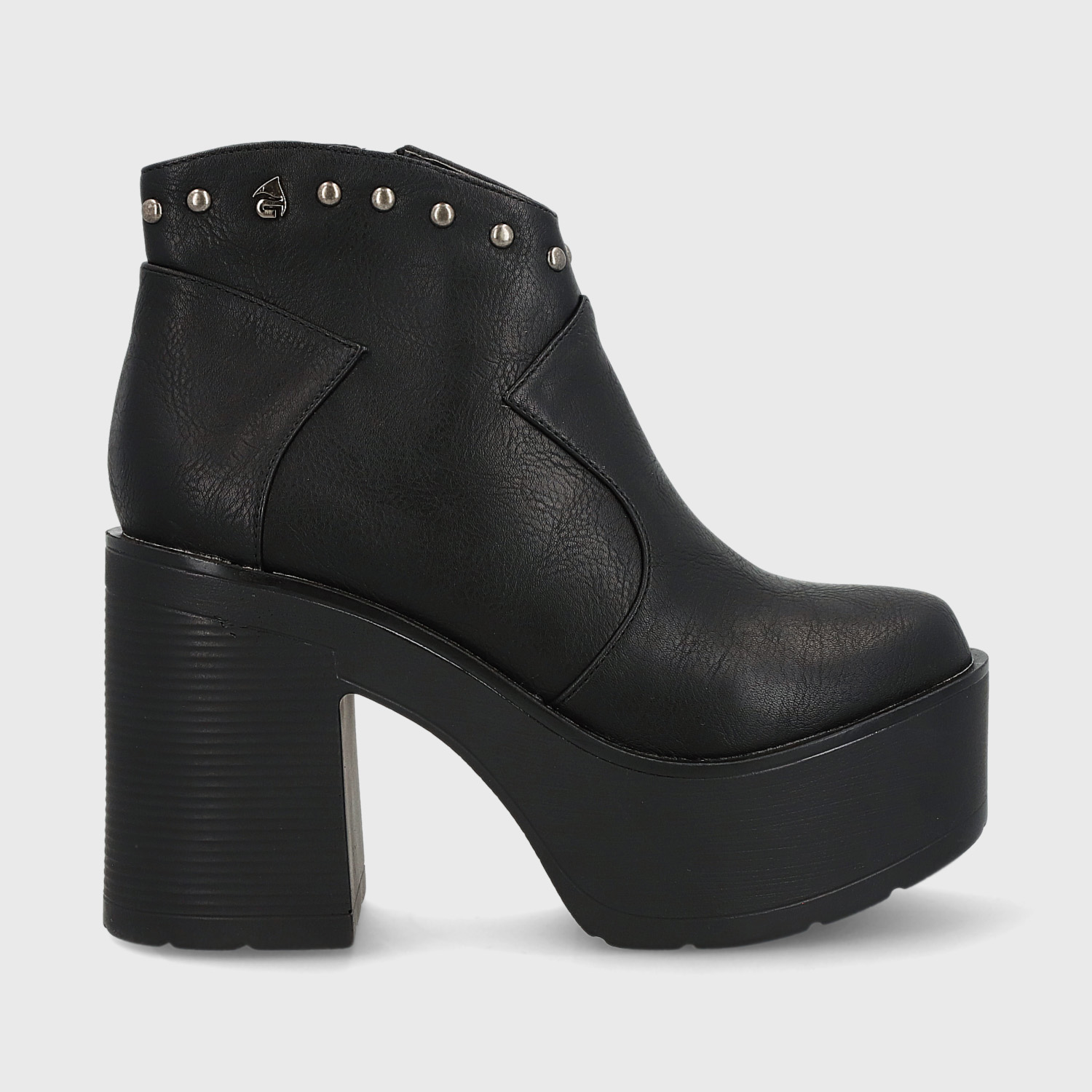 Ripley - BOTÍN PLATAFORMA NEGRO 15036