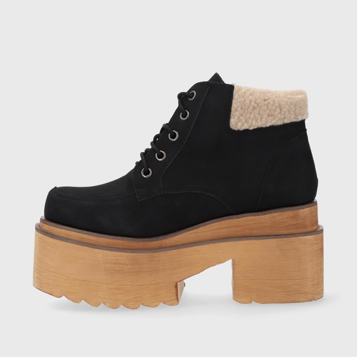 Ripley - ZAPATO PLATAFORMA NEGRO 15884