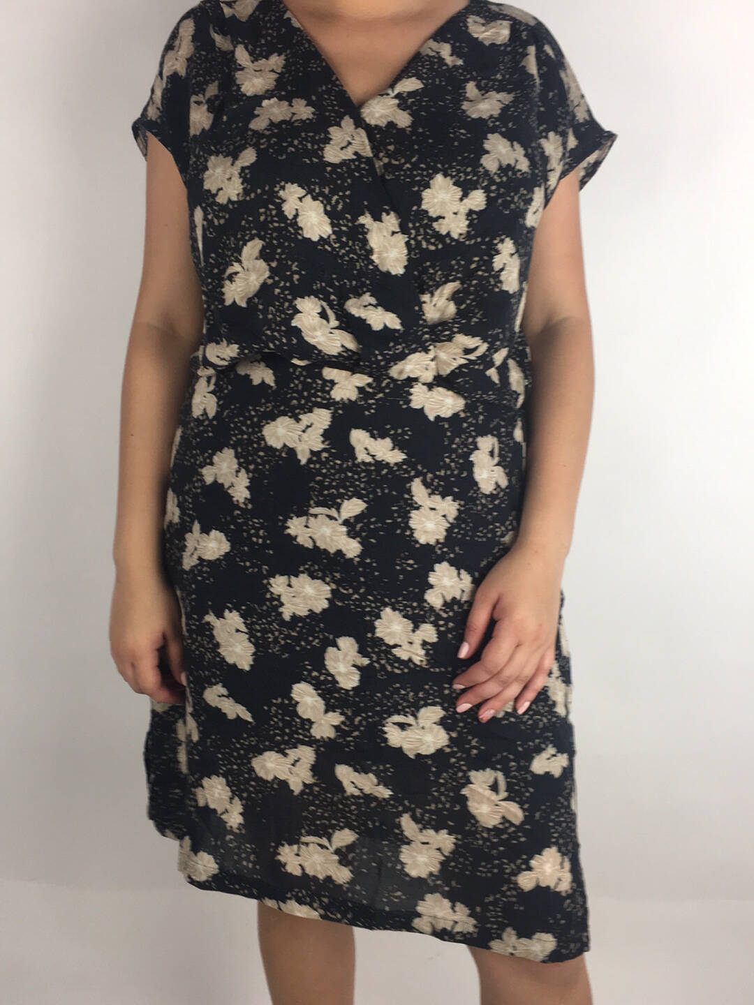 Ripley - VESTIDO ESPRIT 38 NEGRO FLORES